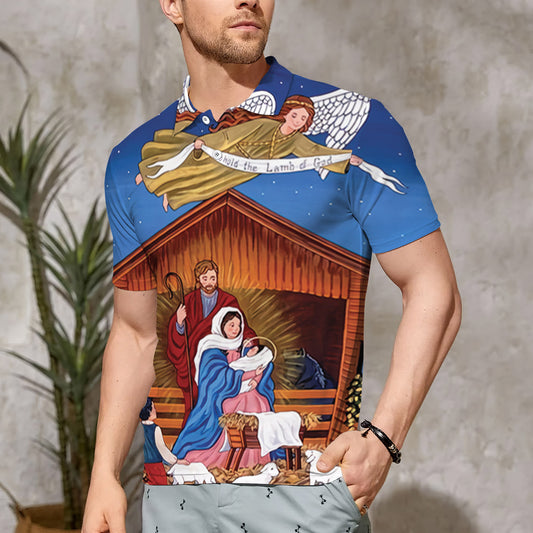 Holy Family God Polo Shirt For Men | Polo T-shirt | Men Short Sleeve Shirt