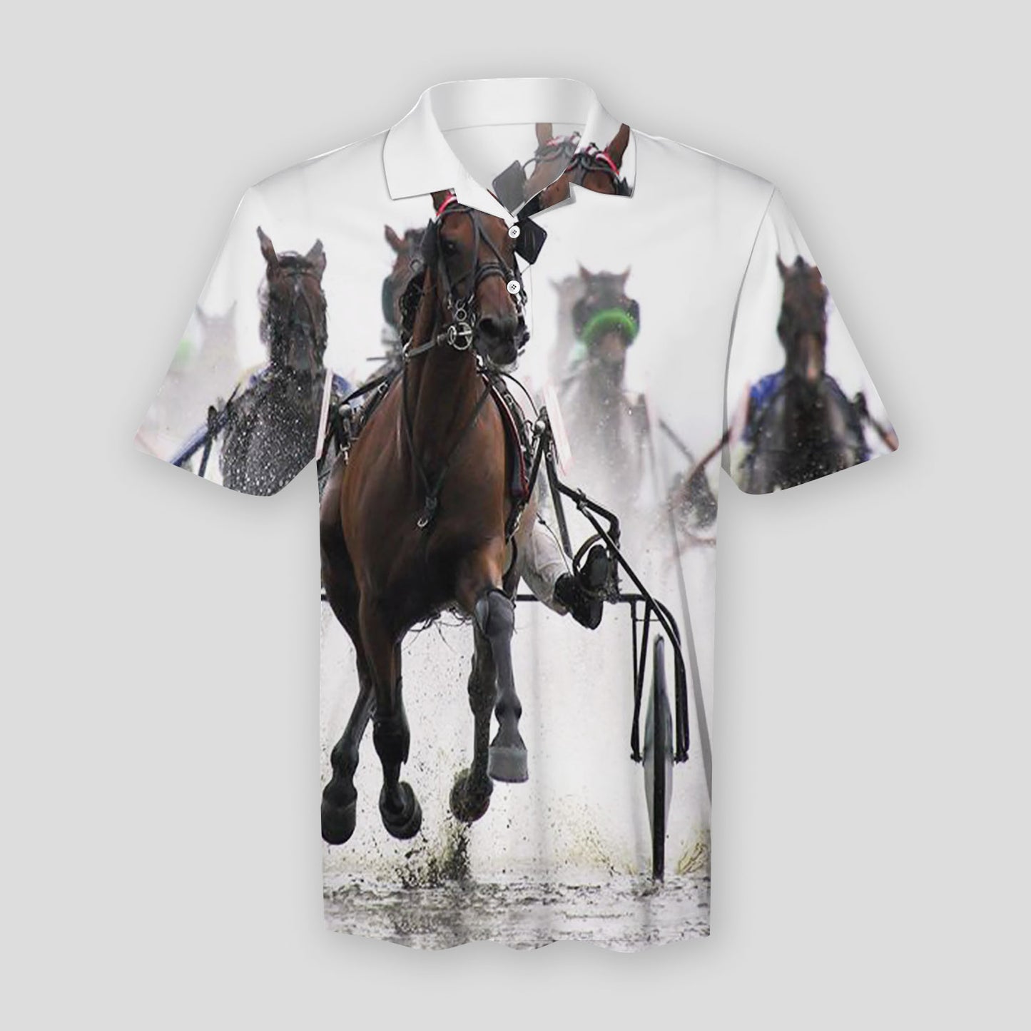 Harness Racing Polo Shirt For Men | Polo T-shirt | Men Short Sleeve Shirt