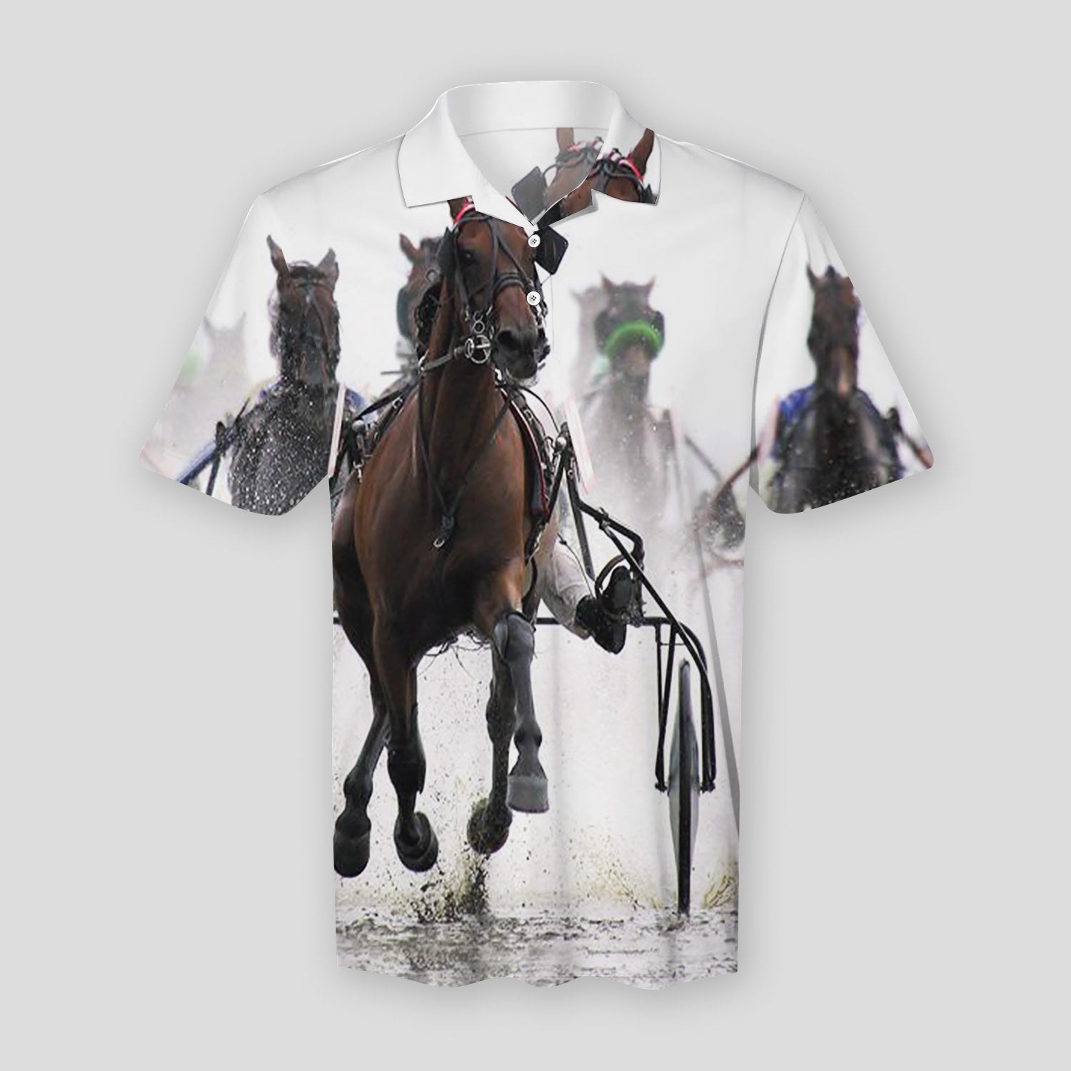 Harness Racing Polo Shirt For Men | Polo T-shirt | Men Short Sleeve Shirt